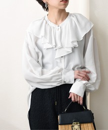 フリルカラー ストライプBL