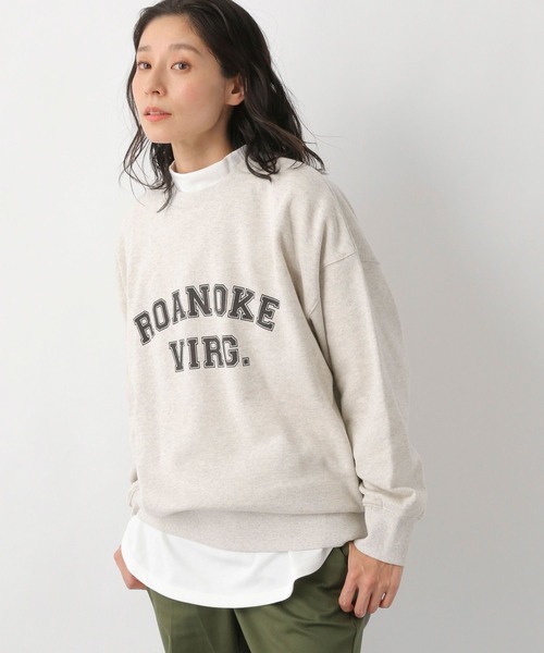 LEPSIM（レプシィム）の「アソートロゴプリントプルオーバー　261486（スウェット・レディース・ホワイト/グレー/グリーン・FREE）」の2枚目の写真