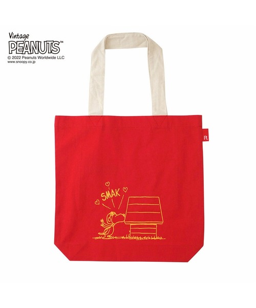 Vintage PEANUTS(ビンテージピーナッツ)の「ルートート/リサイクルコットン SNOOPY スヌーピー IP.トール.Peanuts-6W(トートバッグ・レディース・ホワイト系その他/ブラック系その他6/グレー系その他2/ベージュ系その他4/グリーン系その他7/ブルー系その他3/レッド系その他5・FREE)」の7枚目の写真