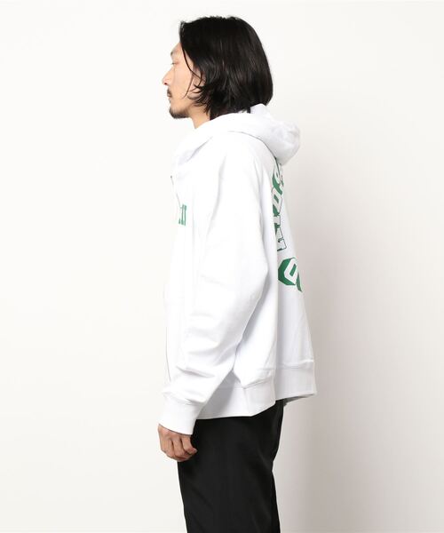 A FEW GOOD KIDS（ア フュー グッド キッズ）の「【a few good kids】サークル ロゴ プリント ルーズ スリーブ ジップ パーカー(BB)（パーカー・メンズ・ホワイト/ブラック・MEDIUM/LARGE）」の5枚目の写真