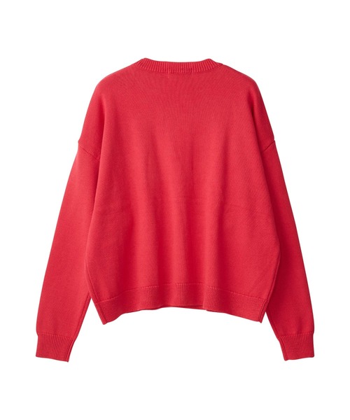 HYSTERIC GLAMOUR（ヒステリックグラマー）の「HYSTERIC編込 プルオーバー（ニット/セーター・レディース・ブラック/ピンク/ブルー・FREE）」の5枚目の写真