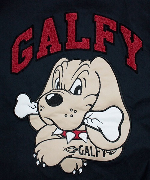 GALFY(ガルフィー)の「【GALFY/ガルフィー】わんわん大学ジャケット・改(スタジャン・メンズ・ブラック/ネイビー/グリーン・L/XL)」の17枚目の写真