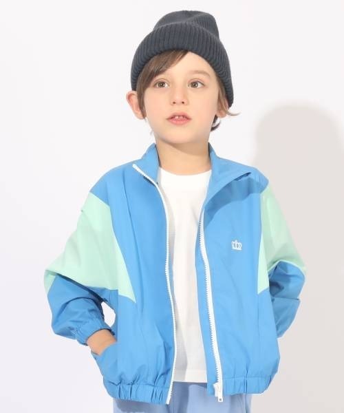 BABYDOLL（ベビードール）の「ウィンドブレーカー 6122K（ナイロンジャケット・キッズ・チェリーピンク/パープル/ブラック/ブルー・150cm/110cm/120cm/140cm/100cm/90cm/130cm）」の3枚目の写真