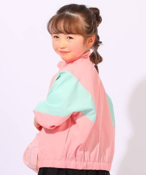 BABYDOLL（ベビードール）の「ウィンドブレーカー 6122K（ナイロンジャケット・キッズ・チェリーピンク/パープル/ブラック/ブルー・150cm/110cm/120cm/140cm/100cm/90cm/130cm）」の14枚目の写真
