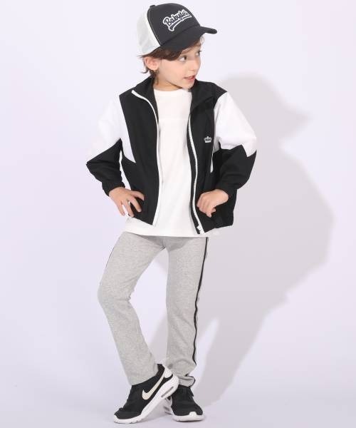 BABYDOLL（ベビードール）の「ウィンドブレーカー 6122K（ナイロンジャケット・キッズ・チェリーピンク/パープル/ブラック/ブルー・150cm/110cm/120cm/140cm/100cm/90cm/130cm）」の11枚目の写真