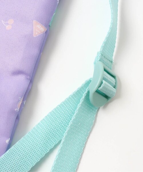 algy（アルジー）の「/ALGY総柄　ナップ_撥水加工（バックパック/リュック・キッズ・ピンク/ラベンダー・FREE）」の10枚目の写真