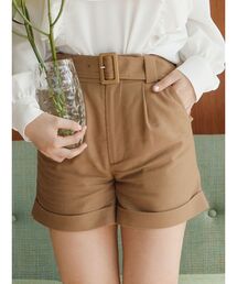 ロールアップショートパンツ
