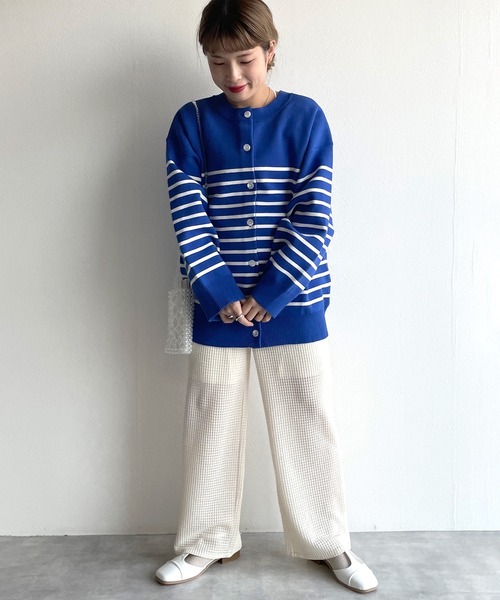 w closet（ダブルクローゼット）の「ビーズショルダーバッグ（ショルダーバッグ・レディース・クリア/パープル/ブラウン・FREE）」の5枚目の写真