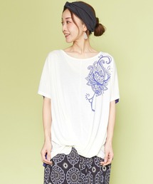 【チャイハネ】ロータスプリントトップス