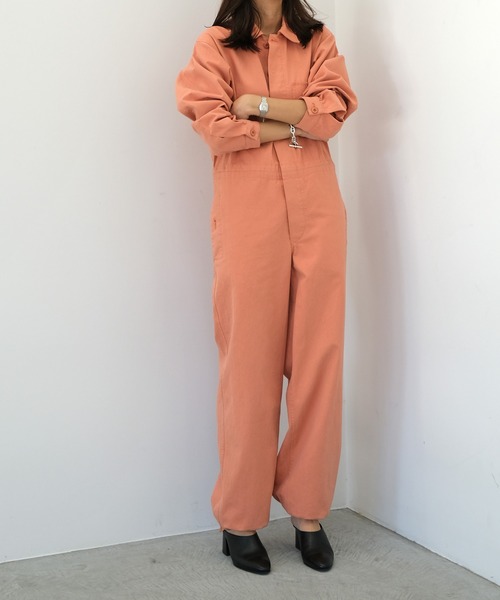 AKTE（アクテ）の「ヘリンボーンジャンプスーツ（つなぎ