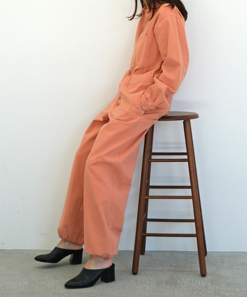 AKTE（アクテ）の「ヘリンボーンジャンプスーツ（つなぎ