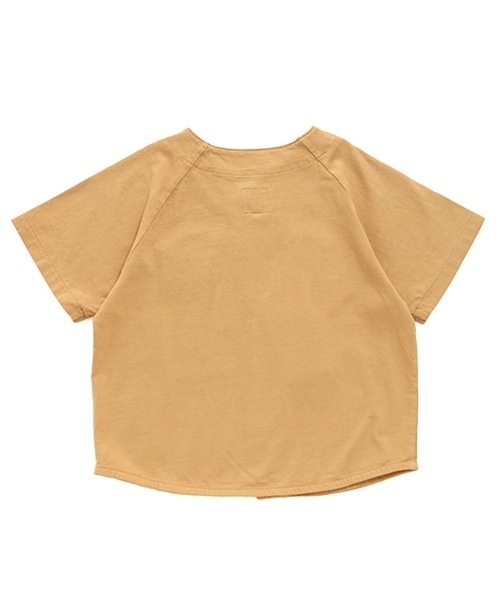 Ocean&Ground（オーシャン&グラウンド）の「ベースボールシャツ（80～140cm）（カーディガン/ボレロ・キッズ・ベージュ/アイボリー/オリーブ・95/130/140/80/90/100/110/120）」の8枚目の写真