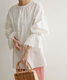 URBAN RESEARCH DOORS | スカラップスリーブブラウス(シャツ/ブラウス)