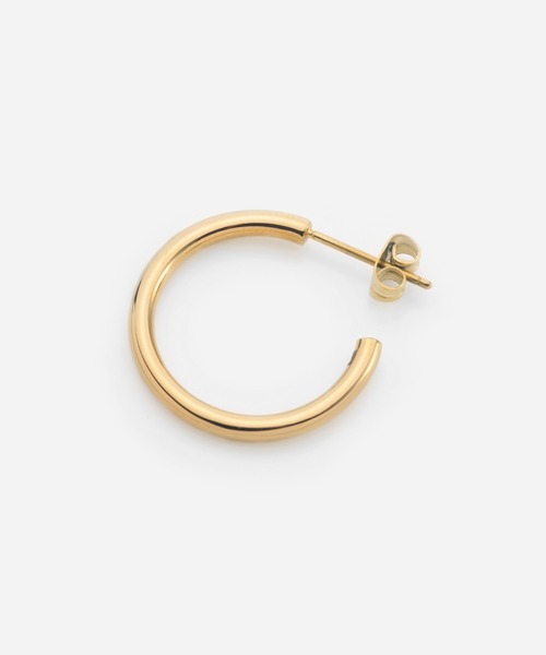 Vaya Con Dios(ヴァヤコンディオス)の「E154 stainless - Hoop pierce(pair)(ピアス(両耳用)・メンズ・シルバー/ゴールド/ブラック・FREE)」の8枚目の写真