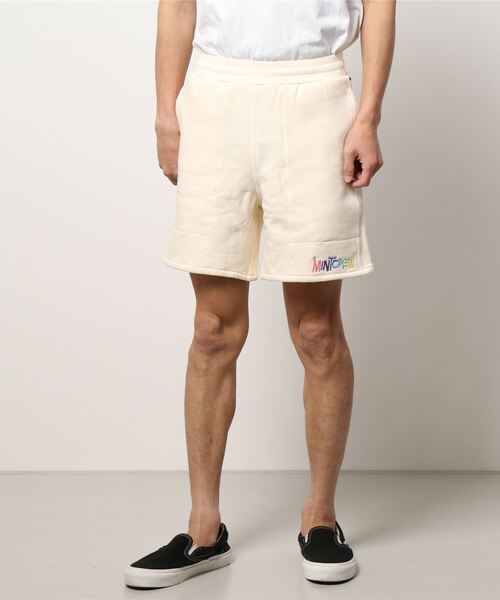 MINTCREW(ミントクルー)の「MINTCREW/ミントクルー/SWEAT SHORTS/スウェットショーツ(その他パンツ・メンズ・ホワイト/グリーン/ブラック・SMALL)」の2枚目の写真
