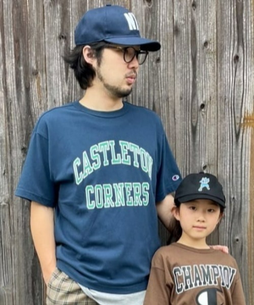 Champion（チャンピオン）の「【Champion】胸ロゴプリントＴシャツ（Tシャツ/カットソー・メンズ・ネイビー/ホワイト/ダークグリーン・M/XL/L）」の3枚目の写真