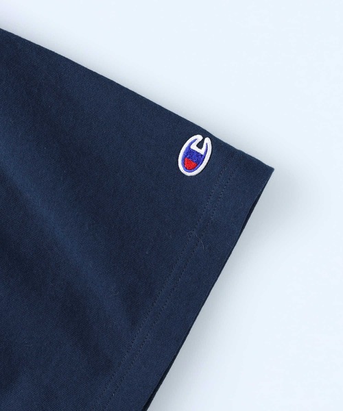 Champion（チャンピオン）の「【Champion】胸ロゴプリントＴシャツ（Tシャツ/カットソー・メンズ・ネイビー/ホワイト/ダークグリーン・M/XL/L）」の8枚目の写真