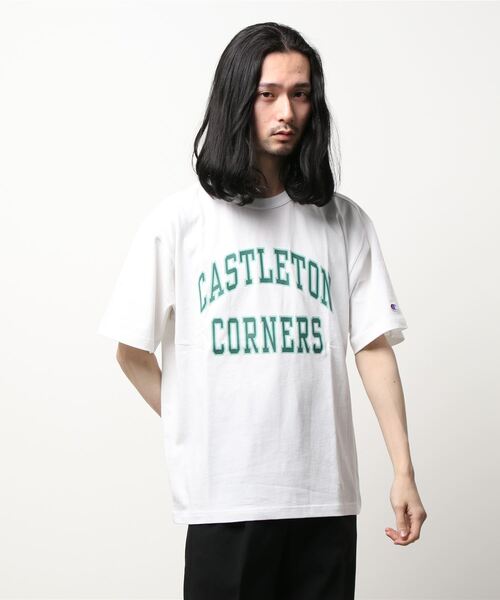 Champion（チャンピオン）の「【Champion】胸ロゴプリントＴシャツ（Tシャツ/カットソー・メンズ・ネイビー/ホワイト/ダークグリーン・M/XL/L）」の19枚目の写真