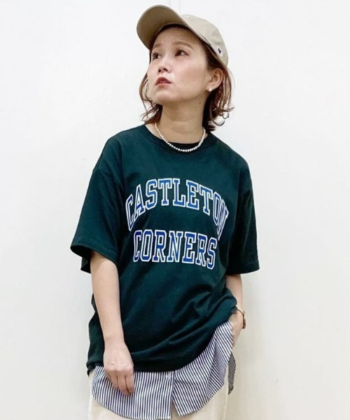 早い者勝ち☆Championエディション  クロップド Tシャツ Champion Tシャツ メンズ 半袖 紳士 ウエア シャツ トップス M L