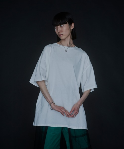 VACANCY（ヴァカンシー）の「JIROコラボ　メッセージTシャツ（Tシャツ/カットソー・レディース・オレンジ/グリーン・FREE）」の4枚目の写真