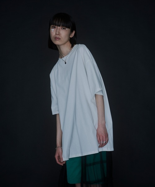 VACANCY（ヴァカンシー）の「JIROコラボ　メッセージTシャツ（Tシャツ/カットソー・レディース・オレンジ/グリーン・FREE）」の5枚目の写真