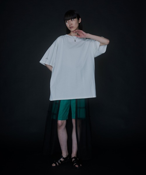 VACANCY（ヴァカンシー）の「JIROコラボ　メッセージTシャツ（Tシャツ/カットソー・レディース・オレンジ/グリーン・FREE）」の8枚目の写真