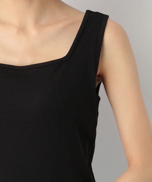 GLOBAL WORK（グローバルワーク）の「Beauteeカップ付きタンク/267024（タンクトップ・レディース・ブラック/ブラウン/オフホワイト・MEDIUM/LARGE）」の9枚目の写真