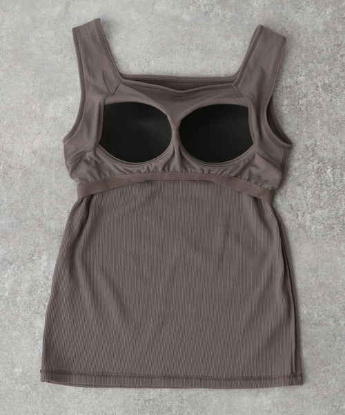 GLOBAL WORK（グローバルワーク）の「Beauteeカップ付きタンク/267024（タンクトップ・レディース・ブラック/ブラウン/オフホワイト・MEDIUM/LARGE）」の17枚目の写真
