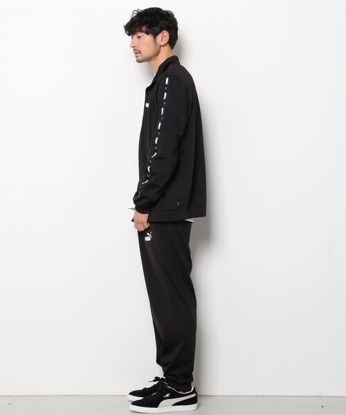 PUMA（プーマ）の「プーマ PUMA TAPE ポリ トレーニングスーツ（セットアップ・メンズ・ネイビー/ブラック・L/3L/LL/M/S）」の3枚目の写真