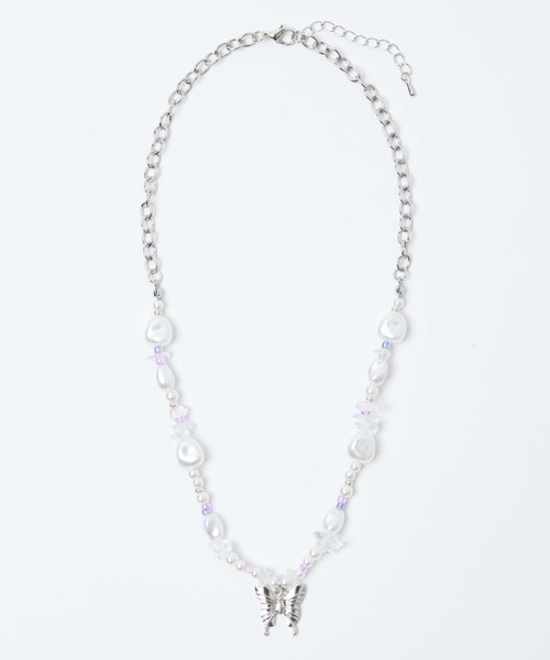 WEGO（ウィゴー）の「WEGO/ストーンミックスモチーフネックレス（ネックレス・レディース・ホワイト/ブラック/その他1・FREE）」の15枚目の写真