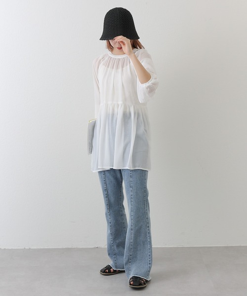 COLONY 2139(コロニートゥーワンスリーナイン)の「雑材バケットハット(ハット・レディース・ブラック/ベージュ・FREE)」の8枚目の写真