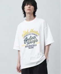 ★Bl★ネイティブロゴオーバーサイズTシャツ 半袖 / INDIAN