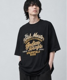 ★Bl★ネイティブロゴオーバーサイズTシャツ 半袖 / INDIAN
