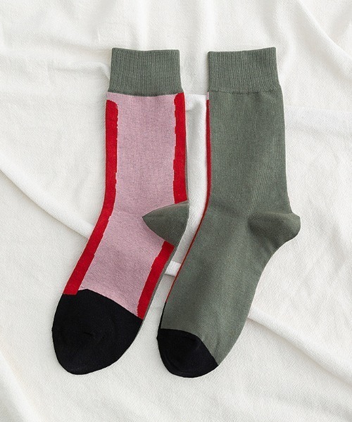 REBALANCE（リバランス）の「幾何学模様ソックス（ソックス/靴下・レディース・A/B/C/D/E/F/G・FREE）」の6枚目の写真