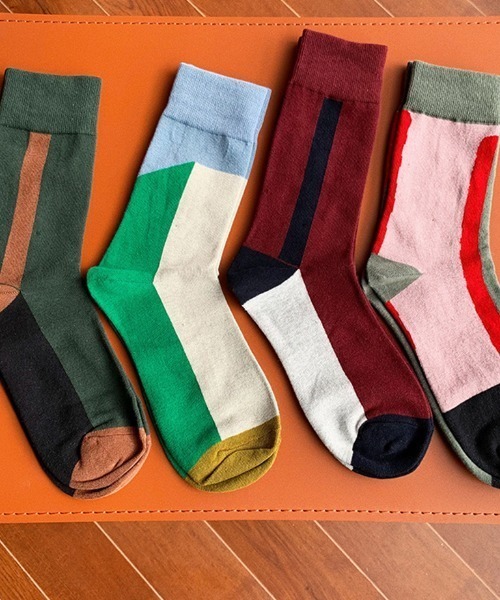 REBALANCE（リバランス）の「幾何学模様ソックス（ソックス/靴下・レディース・A/B/C/D/E/F/G・FREE）」の8枚目の写真