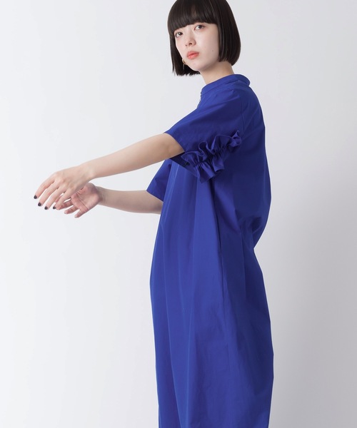 La SRIC（ラスリック）の「La SRIC / 半袖バックフリルOP（ワンピース・レディース・ベージュ/グリーン/ブルー・38）」の21枚目の写真