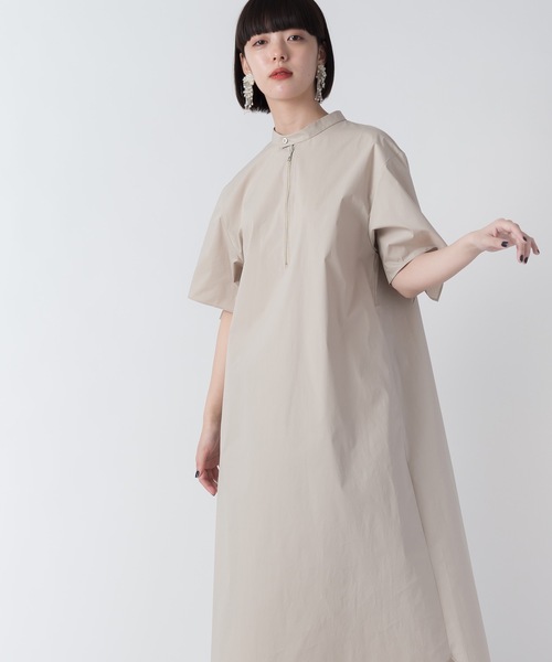 La SRIC（ラスリック）の「La SRIC / 半袖バックフリルOP（ワンピース・レディース・ベージュ/グリーン/ブルー・38）」の5枚目の写真