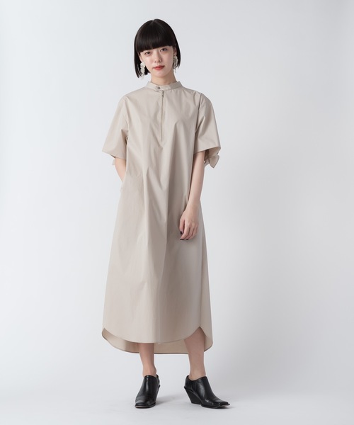 La SRIC（ラスリック）の「La SRIC / 半袖バックフリルOP（ワンピース・レディース・ベージュ/グリーン/ブルー・38）」の7枚目の写真