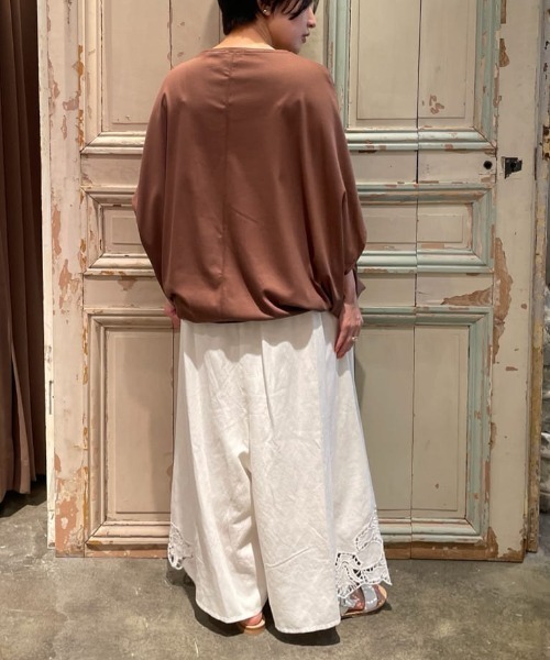 BEARDSLEY（ビアズリー）の「裾カット刺繍パンツ（その他パンツ・レディース・ブラック/ホワイト・1/0）」の22枚目の写真