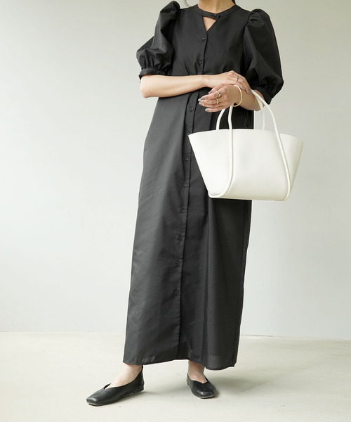 IAMUSE(アイアミューズ)の「シンプルトートバッグ S0070【IAMUSE】(トートバッグ・レディース・ホワイト/ブラック・FREE)」の19枚目の写真