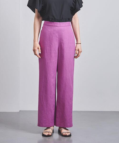 ＜UNITED ARROWS＞LIN/P バッグゴム ストレートパンツ W