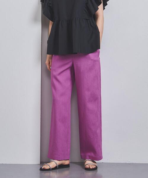 ＜UNITED ARROWS＞LIN/P バッグゴム ストレートパンツ W
