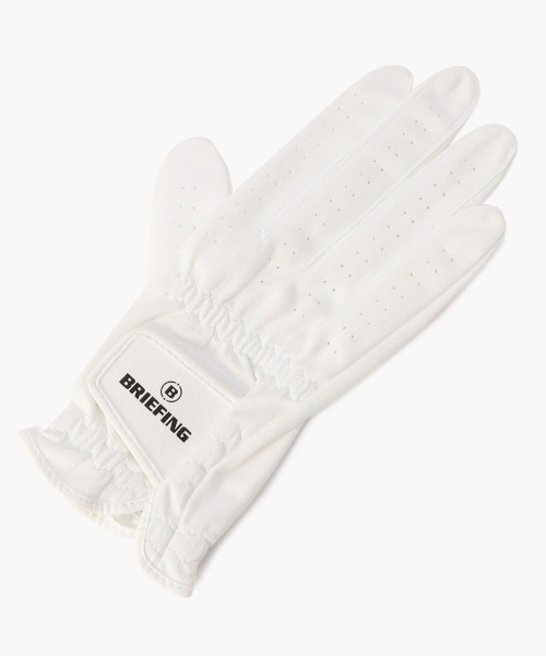 BRIEFING(ブリーフィング)の「【ブリーフィングゴルフ】MENS ANTIVIRUS TOUGH FIT GLOVE-R/メンズアンチウィルスタッチフィットグローブ‐R(ゴルフグッズ・メンズ・ホワイト/ブラック・23/25/22/21/24)」の1枚目の写真
