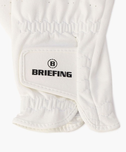 BRIEFING(ブリーフィング)の「【ブリーフィングゴルフ】MENS ANTIVIRUS TOUGH FIT GLOVE-R/メンズアンチウィルスタッチフィットグローブ‐R(ゴルフグッズ・メンズ・ホワイト/ブラック・23/25/22/21/24)」の4枚目の写真