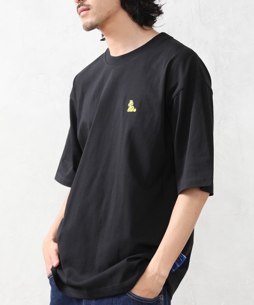 B ONE SOUL（ビーワンソウル）の「【GARFIELD/ガーフィールド】タイポグラフィ バックデザインプリントTシャツ（Tシャツ/カットソー・メンズ・ブラック/ブルー/ホワイト・M/L）」の14枚目の写真