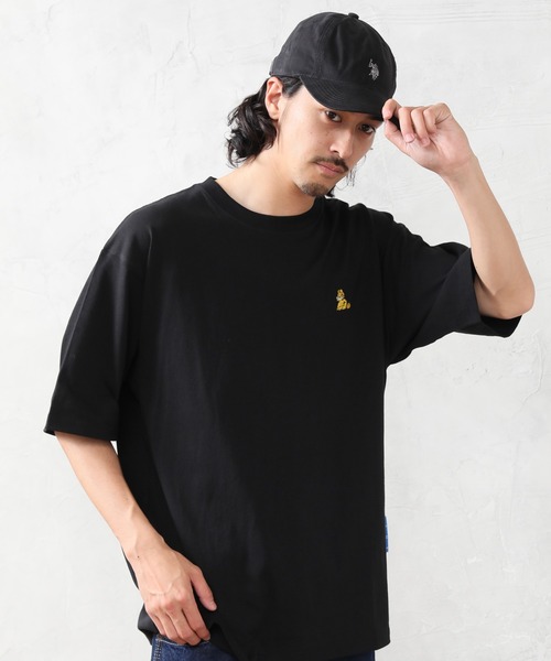 B ONE SOUL（ビーワンソウル）の「【GARFIELD/ガーフィールド】タイポグラフィ バックデザインプリントTシャツ（Tシャツ/カットソー・メンズ・ブラック/ブルー/ホワイト・M/L）」の13枚目の写真