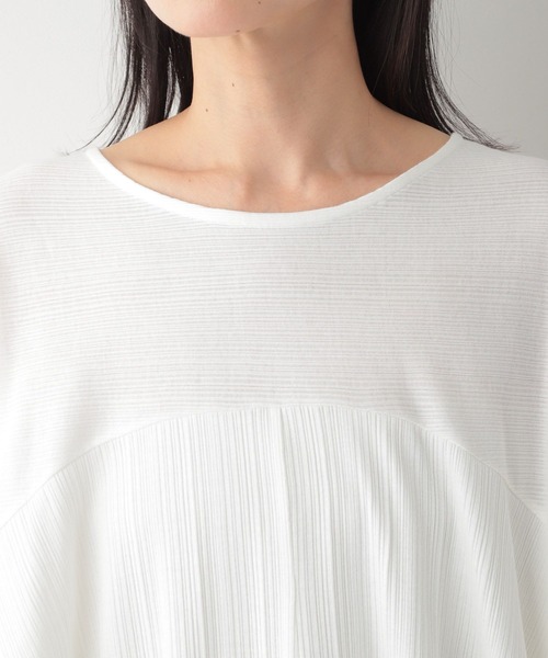 LEPSIM(レプシィム)の「ヨウリュウキリカエチュニック 274204(Tシャツ/カットソー・レディース・オフホワイト/ブラック/レッド・FREE)」の15枚目の写真