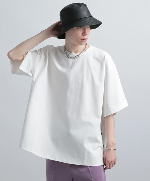 HARE（ハレ）の「テントラインBIGカットソー(HARE)（Tシャツ/カットソー・メンズ・ブラック/ブラウン/オフホワイト/ホワイト系その他/ブラック系その他・SMALL/MEDIUM）」の22枚目の写真