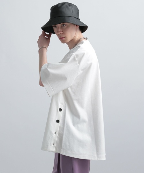 HARE（ハレ）の「テントラインBIGカットソー(HARE)（Tシャツ/カットソー・メンズ・ブラック/ブラウン/オフホワイト/ホワイト系その他/ブラック系その他・SMALL/MEDIUM）」の13枚目の写真