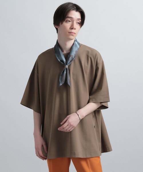 HARE（ハレ）の「テントラインBIGカットソー(HARE)（Tシャツ/カットソー・メンズ・ブラック/ブラウン/オフホワイト/ホワイト系その他/ブラック系その他・SMALL/MEDIUM）」の6枚目の写真